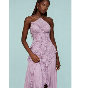 Nouvelle Collection Robes Élégantes Sexy Sans Bretelles Dos Nu Fendues à Franges pour Femme – Tendance Estivale - Product Image 5