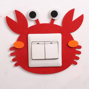 Pegatinas de interruptor de fieltro de luz de tamaño personalizado de alta calidad pegatina 3D - Product Image 3