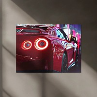 Panneau néon LED personnalisé JDM pour voiture de sport, peinture lumineuse, intensité réglable, affiche murale d'art automobile pour la décoration de la maison, de la chambre et de la salle de jeux