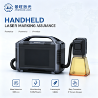 Machine de marquage laser à fibre portable 20W 30W pour plaques métalliques et logos, à batterie