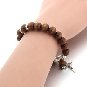 <span class=keywords><strong>Pulsera</strong></span> con cuentas <span class=keywords><strong>de</strong></span> madera para parejas, cuerda elástica <span class=keywords><strong>de</strong></span> aleación <span class=keywords><strong>de</strong></span> 10 mm con cuentas <span class=keywords><strong>de</strong></span> café negro, cruz <span class=keywords><strong>de</strong></span> Jesús, <span class=keywords><strong>pulsera</strong></span> <span class=keywords><strong>de</strong></span> <span class=keywords><strong>la</strong></span> Señora <span class=keywords><strong>de</strong></span> Guadalupe - Product Image 3