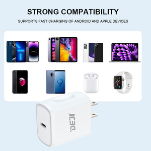 Chargeur mural rapide DEJI pour voyage, adaptateur de charge PD 20W pour <span class=keywords><strong>iPhone</strong></span> 14 13 12 Pro <span class=keywords><strong>Max</strong></span> 11 Xr <span class=keywords><strong>Xs</strong></span> X, port PD rapide, prise EU US - Product Image 4
