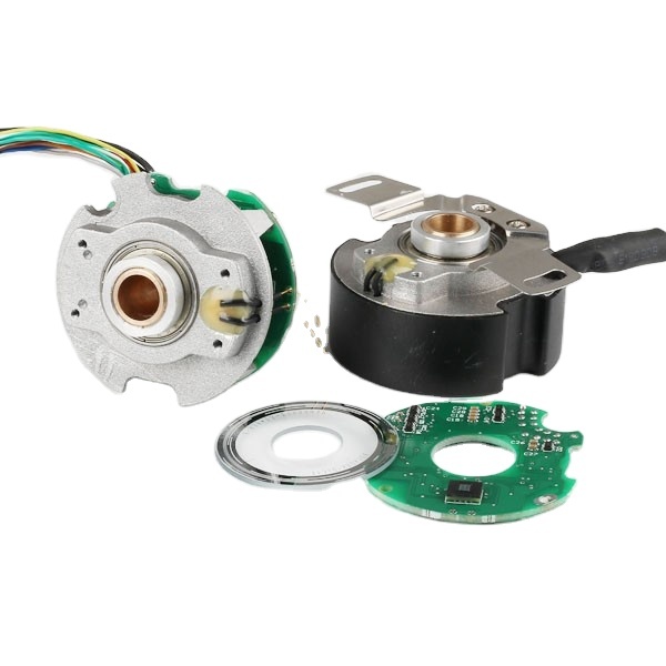 Motor Rotary Encoder DVC48 Line Driver TTL ABZUVW 4 Poles High-Precision IP50 Protection Incremental Photoelectric Servo Encoder