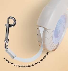 <span class=keywords><strong>Laisse</strong></span> de promenade <span class=keywords><strong>pour</strong></span> <span class=keywords><strong>chien</strong></span> rétractable automatique portable en nylon sans traction en matériau ABS <span class=keywords><strong>pour</strong></span> animaux de compagnie de dessin animé - Product Image 6