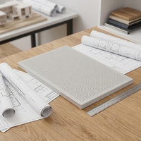 Panneau acoustique en aluminium perforé en nid d'abeille antibactérien écologique résistant au feu, insonorisant, garantie 5 ans, design moderne