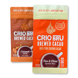 Impreso personalizado 12Oz 500G 1Kgs grano <span class=keywords><strong>de</strong></span> café <span class=keywords><strong>bolsa</strong></span> <span class=keywords><strong>de</strong></span> fondo plano con valor 8 lados <span class=keywords><strong>bolsa</strong></span> <span class=keywords><strong>de</strong></span> sello - Product Image 1