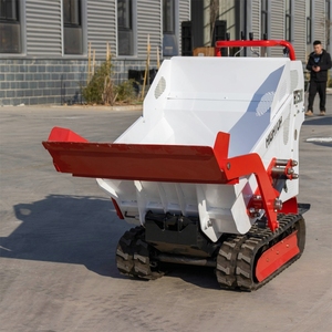 500kg Briggs & Stratton Mini Site Dumper Mini Transporter Track Carrier <span class=keywords><strong>Carretilla</strong></span> Mini Dumper con basculante hidráulico - Product Image 5