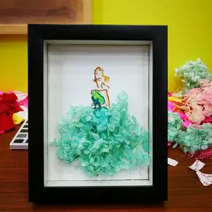 Cadre <span class=keywords><strong>photo</strong></span> carré sur mesure en gros, tailles 6'', 7'', 8'', 10'', 12'', 16'', A4, créatif, bricolage, fleurs séchées, boîte à ombre 3D en PS - Product Image 3