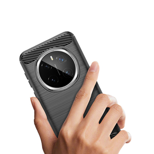 Sang Trọng Chống Sốc Mềm TPU Sợi Carbon Bảo Vệ Cover Quay Lại Trường Hợp Đối Với Huawei Honor Ma Thuật 7 Pro Điện Thoại Di Động Trường Hợp - Product Image 4