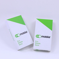 Boîte d'emballage en carton blanc vide pour téléphone portable, smartphone remis à neuf sur mesure, téléphone portable universel