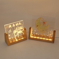 Présentoir multicolore réglable à base éclairée par LED en forme de U pour téléphone/tablette USB Rechargeable Durable pour la décoration de la maison/boutique