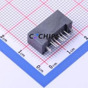 HYCW04-SATA07-129B Hard Drive Connector SAS/SATA/M.2 Through hole Component THT,P=1.27mm Connector SATA Female 7P Through Hole - Product Image 2