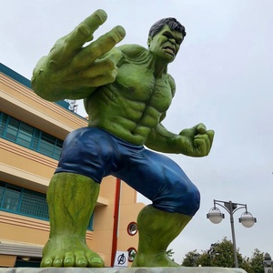 Estatua de <span class=keywords><strong>Hulk</strong></span> de Arte Popular para Jardín, Tamaño Real, Escultura de Fibra de Vidrio en Bronce/Cobre, en Venta - Product Image 6