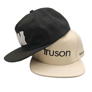 Casquettes brodées 3D à 5 panneaux personnalisées en usine, taille ajustable, casquettes à visière plate, chapeaux de qualité supérieure, casquettes snapback - Product Image 2