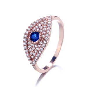 <span class=keywords><strong>Anello</strong></span> di gioielli in argento Sterling 925 elegante all'ingrosso <span class=keywords><strong>anello</strong></span> di <span class=keywords><strong>zircone</strong></span> <span class=keywords><strong>blu</strong></span> di moda zaffiro <span class=keywords><strong>blu</strong></span> - Product Image 3