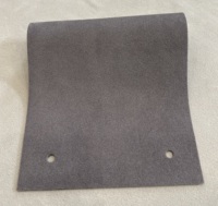Tissu en suède floqué en fibres de vache de 1,1 mm, double face, écologique, résistant à l'abrasion, pour la doublure de sièges de voiture (vente en gros)