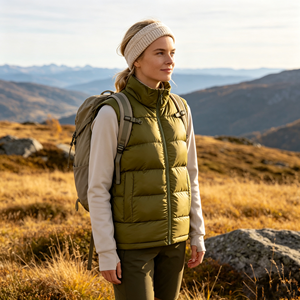 Ventes Flash : <span class=keywords><strong>Doudoune</strong></span> sans manches personnalisée pour <span class=keywords><strong>femme</strong></span>, coupe-vent, matelassage simple, thermique, 80/20 duvet de canard, idéale pour la <span class=keywords><strong>randonnée</strong></span>, le ski et le camping. - Product Image 2