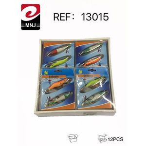 Senuelo Fishing Lures 12Pcs Assorted Colors And Designs For Freshwater And Saltwater Fishing - Product Image 3