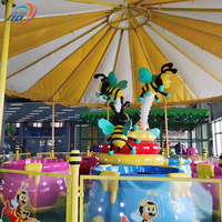 Nouveau design de centre commercial pour enfants Kiddie Amusement Rides équipement électrique rotatif Happy House Joy Spray Ball Car
