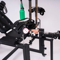 Multifunktionale BDSM-Möbel Männlicher Masturbator Automatische Dildo-Maschine Erzwungener Orgasmus Bondage-Stuhl für Erwachsene Paare