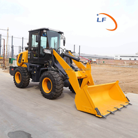 Chargeuse sur pneus 1,5 tonne 2 tonnes 3 tonnes Mini chargeuse frontale Chargeuse à godets avec grappin à bois