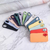 Coque de téléphone en Silicone TPU pour iPhone 16 Pro Max 15 Plus 14 13 17 Air Vente en gros Modèles compatibles colorés Couverture arrière antichoc