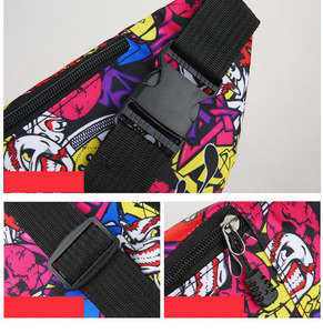 Tas Pinggang Pria Wanita Motif Grafiti Grosir, Tas Selempang Dada, Tas Utilitas, Tas Pinggang untuk Olahraga Luar Ruangan - Product Image 6