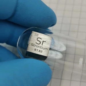 Stroncio Puro al 99.9% YEEMEIDA, Cubo de 10 mm, 2 g, para Colección de Elementos, Precio Bajo - Product Image 3