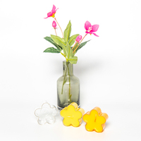 Factory Direct Sale Neues Design Blumen form Kunststoff runde Tee licht Lampe Tasse Auf Lager