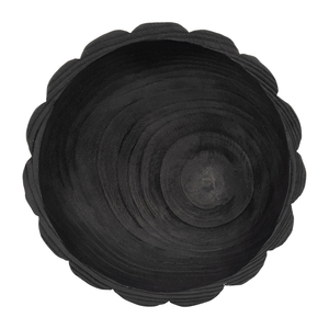 Ciotola decorativa in legno con bordo smerlato per centrotavola da caffè, decorazione per la casa, la cucina e il soggiorno - Product Image 5