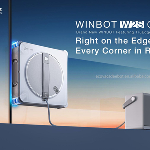 ECOVACS W2S OMNI Robotic Window <b>Cleaner</b>, WIN-SLAM 4.0, 3-Nozzle <b>Spray</b>, 12-Level Safety, for Home & Hotel Use - Product Image 2