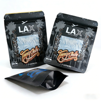 Sacs mylar 3.5g personnalisables anti-odeur avec zip. Stock prêt pour bonbons, biscuits, tabac & herbes.