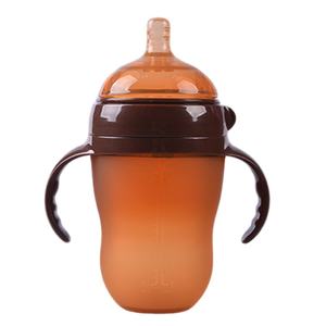 Biberón <span class=keywords><strong>de</strong></span> Silicona <span class=keywords><strong>Gio</strong></span>, Biberón <span class=keywords><strong>de</strong></span> Boca Ancha, Vaso Ajustable con Soporte para la Mano, Biberones Irrompibles, Cuidado del Bebé - Product Image 2