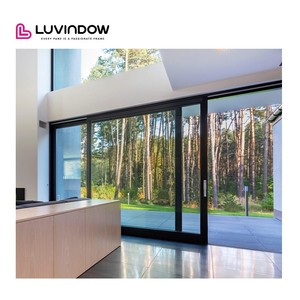 Puerta <span class=keywords><strong>Corredera</strong></span> <span class=keywords><strong>de</strong></span> <span class=keywords><strong>Vidrio</strong></span> Luvindow, Diseño Elegante, Vista Panorámica, Doble Acristalamiento, <span class=keywords><strong>Vidrio</strong></span> Templado, Aislamiento Térmico, Deslizamiento Suave, para Sala <span class=keywords><strong>de</strong></span> Estar u Hotel - Product Image 4