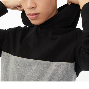 Sudadera con Capucha para Hombre, Diseño Nuevo, a la Moda, Bordada, 100% Algodón, Invierno, Bloques de Color en Contraste - Product Image 5