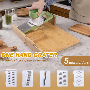 滑り止め竹製まな板、障害者や脳卒中患者向け片手用まな板 - Product Image 5