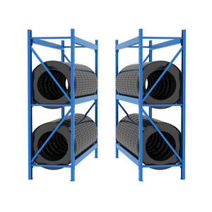 رف تخزين الإطارات المخصص رف تخزين المرآب رف تخزين المجلفن عرض الإطارات - Product Image 1