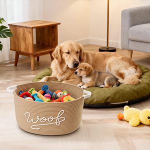 Cesta de Juguetes <span class=keywords><strong>para</strong></span> <span class=keywords><strong>Perros</strong></span> <span class=keywords><strong>y</strong></span> <span class=keywords><strong>Gatos</strong></span> de Algodón Duradero de Alta Calidad, Estilo Nuevo, Venta al por Mayor, Contenedor de Almacenamiento Grande <span class=keywords><strong>para</strong></span> Guardería, Sala de Estar, Dormitorio - Product Image 2