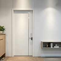 Portes intérieures modernes en bois composite sur mesure, isolation acoustique, construction durable, appartement, chambre, hôtel, salle de bain