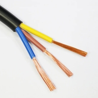 Cable Eléctrico Flexible Multifilar RVV/RV, 2, 3, 4, 5 Núcleos, 0.75, 1, 1.5, 2.5, 4, 6 mm, H05VV-F