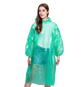 Impermeable Desechable de Plástico Tipo Poncho para Adultos y Niñas, para Uso en Campamentos y Excursiones, con Impresión de Logotipo Personalizado, Fácil de Transportar, Regalo Promocional - Product Image 2