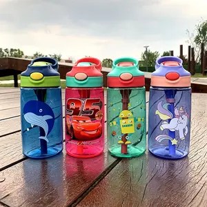 Plastic Children Kids Straw Water Bottles In Bulk For Kids