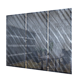 Tấm chắn tường trang trí bằng lưới kim loại đục lỗ bằng nhôm thép không gỉ tùy chỉnh, ốp mặt dựng ngoài trời - Product Image 1