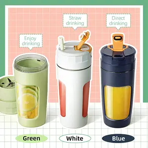 Obral besar Usb dapat diisi ulang Blender Mini Juicer serbaguna listrik 600ml Magic Vitamer botol jus cangkir