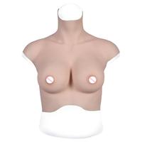 Plastron de poitrine en silicone réaliste 7L-D Cup personnalisé OEM/ODM pour travestis, transgenres, drag queens, cosplay et jeux de rôle
