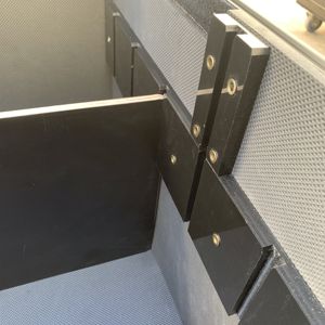 Ván ép EVA giá lưu trữ ngăn kéo hệ thống âm thanh 19 inch 19 "amp DJ khuếch đại chuyến bay đường trường hợp 2U 4U 6U 8U trường hợp Rack trường hợp - Product Image 5