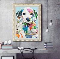 5D DIY ภาพวาดเพชรการออกแบบสัตว์เจาะเต็มรูปแบบเพชรเย็บปักถักร้อยวาดสำหรับตกแต่ง