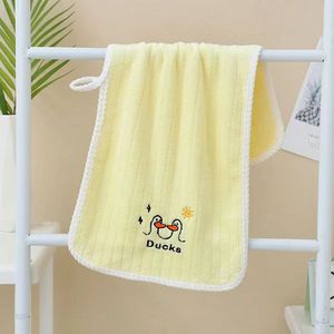 <span class=keywords><strong>Serviette</strong></span> de toilette mignonne en forme de petit cygne en microfibre polaire technique tricotée pour l'école et la maternelle - Vente en gros - Product Image 4