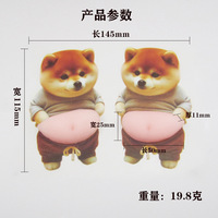 Jouet Squishy Chien à Remontée Lente, Grand Ventre, Doux à Presser, Anti-Stress, Jouet Sensoriel Fidget pour Adultes, Logo Personnalisé OEM ODM