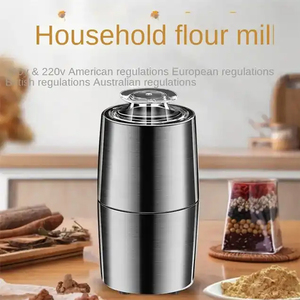 Cafetera de un solo cuchilla para uso doméstico, hierbas, especias, granos, nueces, frijoles, con carcasa de acero inoxidable - Product Image 4